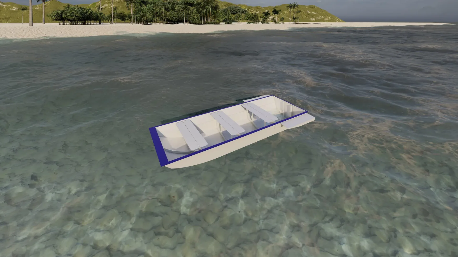 Collapsible Boat Concept Design view 13